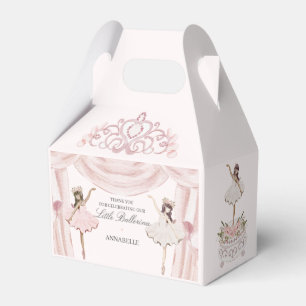 Caja Para Regalos Pink Little Ballerina Baby Shower o Cumpleaños