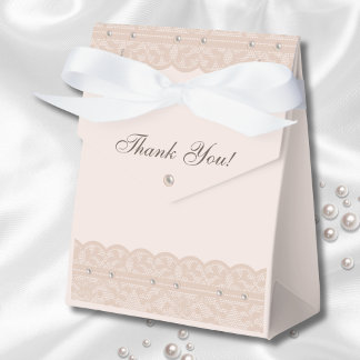 Caja Para Regalos Pink Pearl Regency Vintage Lace Bridal Shower
