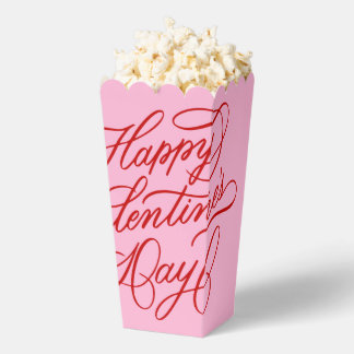 Caja Para Regalos Pink Red Valentines Day Typography Design