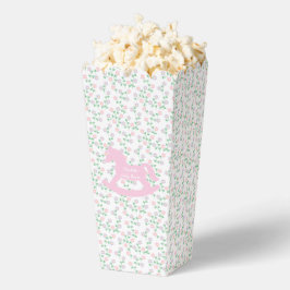 Caja Para Regalos Pink Rocking Horse Girl Baby Shower