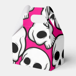 Caja Para Regalos Pink Skull Pattern Favor Box