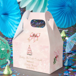 Caja Para Regalos Pink Winter Baby Its Cold Outside Baby Shower