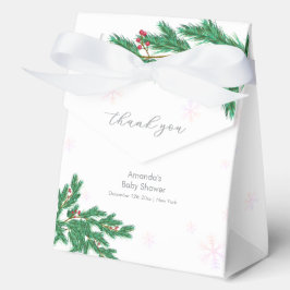 Caja Para Regalos Pink Winter Clothesline Ornaments Baby Shower