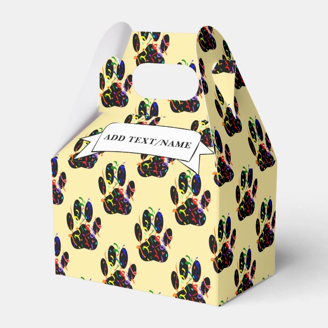 Caja Para Regalos Pinta Imprime Confetti Y Fiesta Streamer Personali (Front Side)