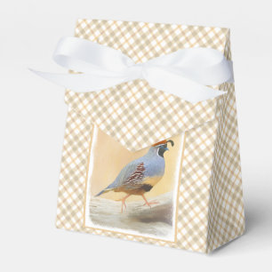 Caja Para Regalos Pintura de codorniz de gambrel original arte de av
