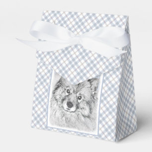 Caja Para Regalos Pintura de Keeshond Beth - Arte de Perro Original.