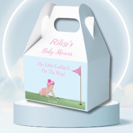 Caja Para Regalos Pintura De La Bebé Golf Girl Sweet Caddy Baby Show