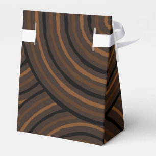 Caja Para Regalos Pintura de línea aborigen