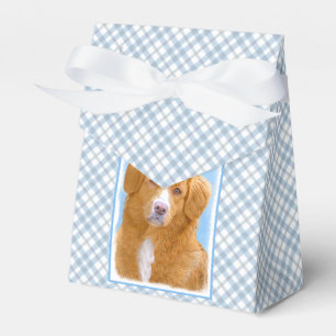 Caja Para Regalos Pintura de perro de la recuperación del pato de Nu