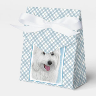 Caja Para Regalos Pintura de perro de pastor de tierras bajas polaco