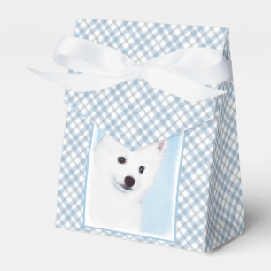 Caja Para Regalos Pintura de perro esquimal estadounidense - Arte de