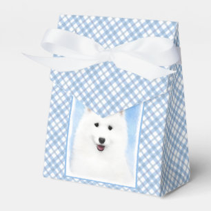 Caja Para Regalos Pintura de pimienta de Samoyed - Arte Perro Origin