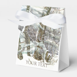 Caja Para Regalos Pintura de Winter Watercol