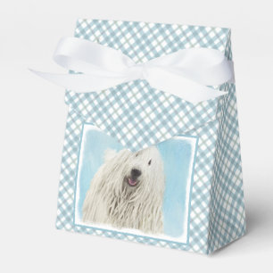 Caja Para Regalos Pintura Komondor - Arte Perro Original Cuto