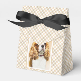 Caja Para Regalos Pintura original de Cavalier King Charles Spaniel