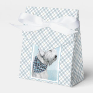 Caja Para Regalos Pintura Sealyham Terrier - Arte Perro Original.