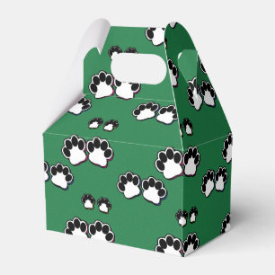 Caja Para Regalos Pinturas en verde