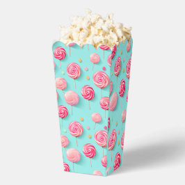 Caja Para Regalos Piruetas Divertidas y Coloridas Azules y Rosadas