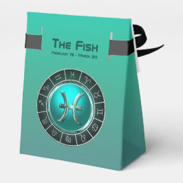 Caja Para Regalos Pisces - El Rótulo Zodiac Pescado