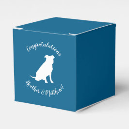 Caja Para Regalos Pit Bull Baby Shower Dog Pitbull Blue Boy
