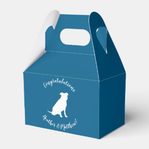 Caja Para Regalos Pit Bull Baby Shower Dog Pitbull Blue Boy