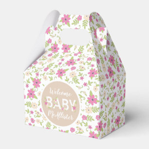 Caja Para Regalos Pitbull, Chica rosa Baby Shower Bulldog Pit