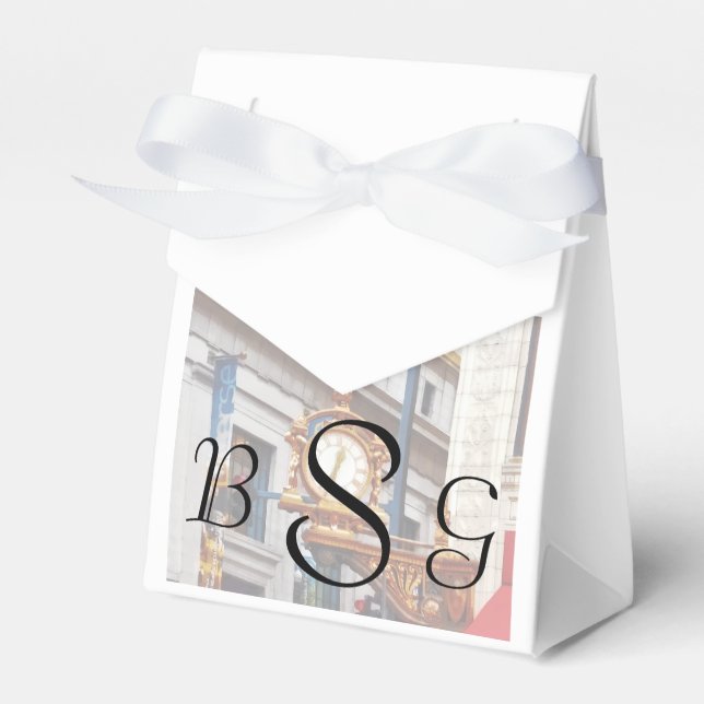 Caja Para Regalos Pittsburgh PA - Encuéntrame bajo el Boda del reloj (Front Side)