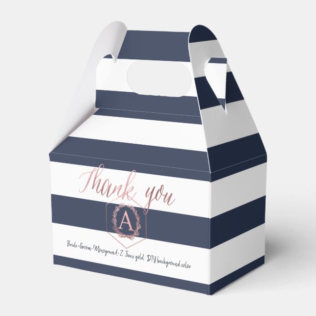 Caja Para Regalos PixDezines Sweet Honeycomb |Armada + franjas blanc (Front Side)
