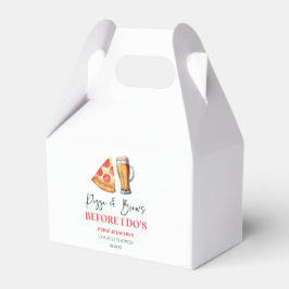 Caja Para Regalos Pizza and Brews Before I Do's Couples Shower