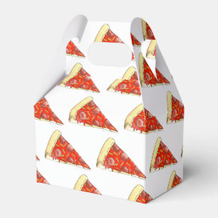 Caja Para Regalos Pizza Fiesta Cheese Pepperoni Pie Slice Pizzeria