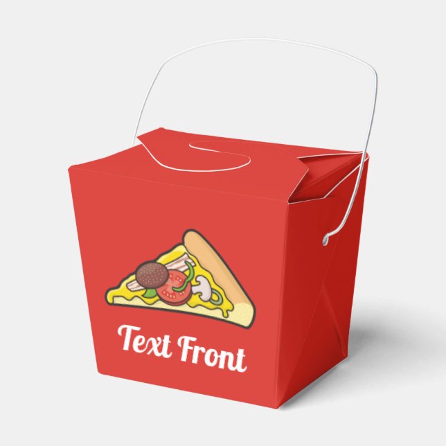 Caja Para Regalos Pizza slice (Front Side)