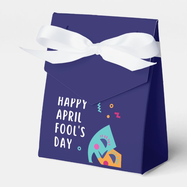 Caja Para Regalos Placa de papel del día de los inocentes de abril (Front Side)