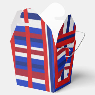 Caja Para Regalos Plaid Patriot