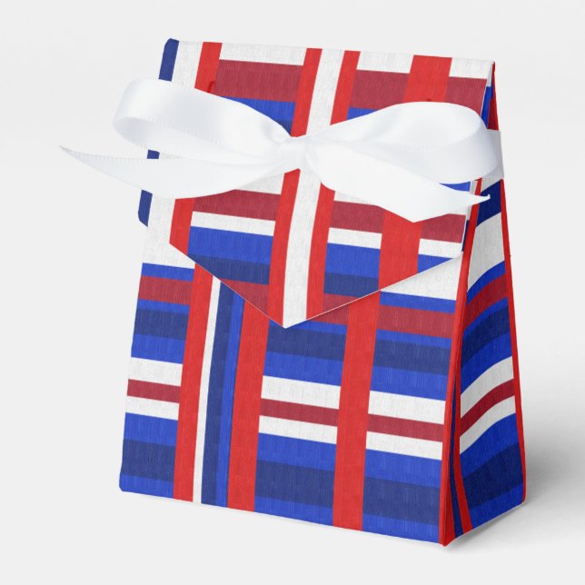Caja Para Regalos Plaid Patriot (Front Side)