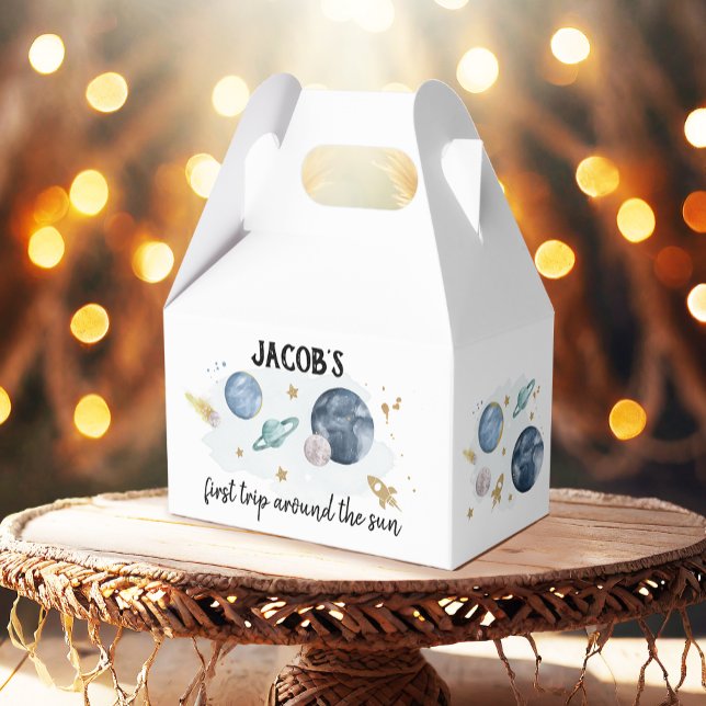 Caja Para Regalos Planetas del espacio exterior Boy Galaxia Primer V (Subido por el creador)