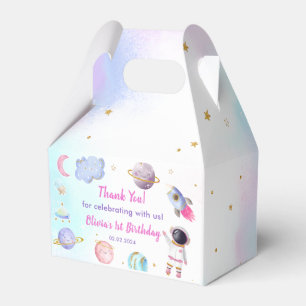 Caja Para Regalos Planetas del espacio exterior y fiesta de cumpleañ