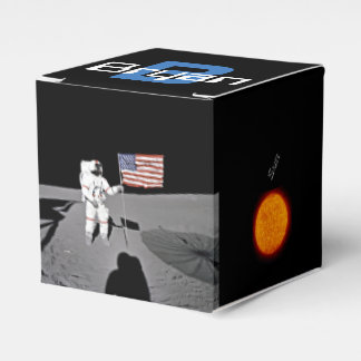 Caja Para Regalos Planetas del espacio ultraterrestre, aterrizaje de