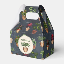 Caja Para Regalos Plantas de acuarela Protegidas Terracotta Pots Rús