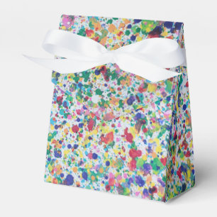 Caja Para Regalos Plantas de pintura arco iris