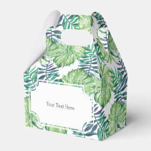 Caja Para Regalos Plantas tropicales Monstera Deliciosa de las islas
