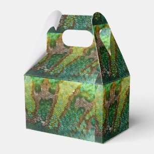 Caja Para Regalos Plantilla de la textura de la piel del camaleón