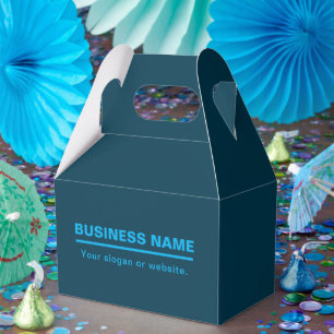 Caja Para Regalos Plantilla de nombre de empresa moderno en negrita