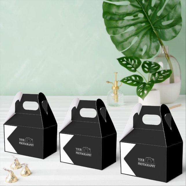 Caja Para Regalos Plantilla Personalizada Empresa Comercial Cree la  (Múltiple)