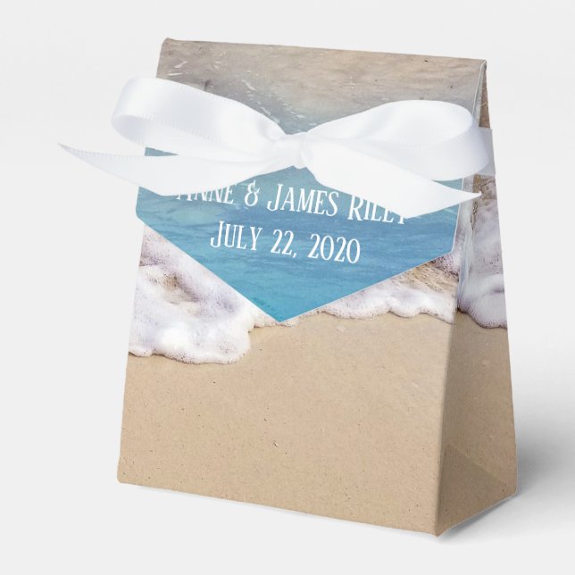 Caja Para Regalos Playa del Océano Tropical (Front Side)