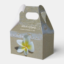 Caja Para Regalos Plumeria Frangipani En El Boda De Arena