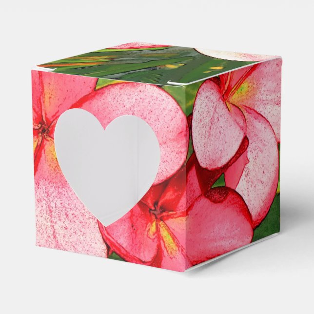 Caja Para Regalos Plumerias (Anverso)