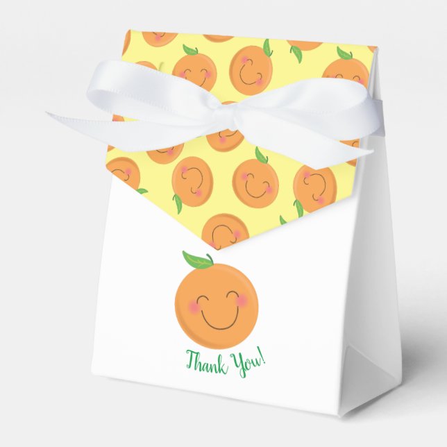 Caja Para Regalos Poco Cutie Tangerine Baby Shower Sexo Neutral (Front Side)