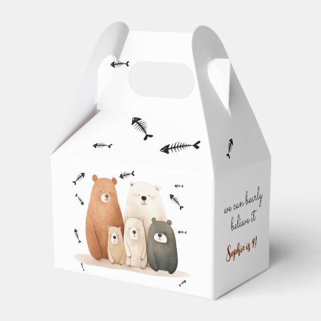 Caja Para Regalos podemos creerle bearly a los niños cumpleaños (Front Side)