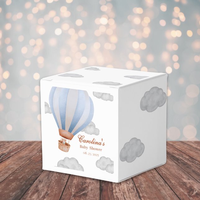 Caja Para Regalos podemos esperar a que Boy cub baby ducha (Subido por el creador)