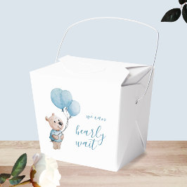 Caja Para Regalos Podemos Esperar A Teddy Bear Baby Shower